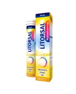 Zdrovit Litorsal Multiwitamina, smak ananas mango, 24 tabletki musujące