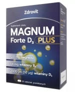 Zdrovit Magnum Forte D3 Plus, 45 tabletek powlekanych