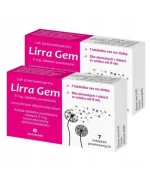 ZESTAW 2 x Lirra Gem 5 mg, 7 tabletek powlekanych