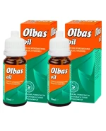 Zestaw 2 x Olbas Oil, płyn do sporządzania inhalacji parowej, 10 ml