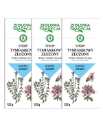 ZESTAW 3 x Ziołowa Tradycja Syrop tymiankowy złożony (0,945 g + 0,63 mg)/5 ml, 125 g