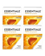 ZESTAW 4 x Essentiale Forte 300 mg, 50 kapsułek