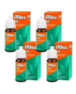 Zestaw 4 x Olbas Oil, płyn do sporządzania inhalacji parowej, 10 ml