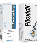 Zestaw Alocutan Forte 50 mg/ ml, aerozol na skórę, 60 ml + Piloxidil 20 mg/ ml, płyn na skórę, 60 ml
