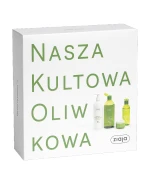 Zestaw Ziaja Oliwkowa, płyn micelarny, 200 ml + żel pod prysznic, 500 ml + mleczko do ciała, 400 ml + krem do twarzy, 50 ml