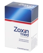 Zoxin-Med 20 mg/ml, szampon leczniczy przeciwłupieżowy, 6 ml x 6 saszetek