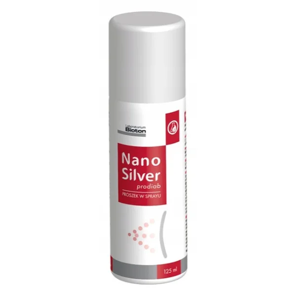 Bioton NanoSilver Prodiab, proszek w sprayu, 125 ml
