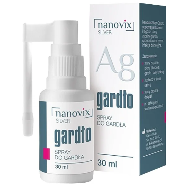 Nanovix Silver Gardło spray d/gardła 30 ml