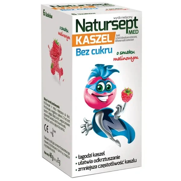 natursept-med-kaszel-lizaki-bez-cukru-smak-malinowy-powyzej-3-lat-6-sztuk