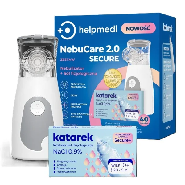 Nebucare Secure  Zestaw do nebulizacji, 1 sztuka