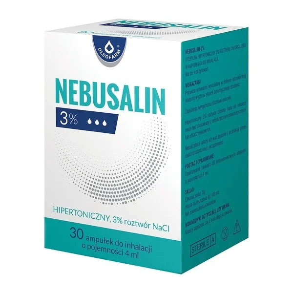 Nebusalin 3%, ampułki, 30 x 4 ml