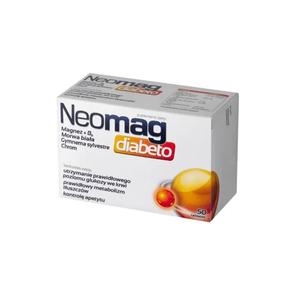 Neomag Diabeto, 50 tabletek