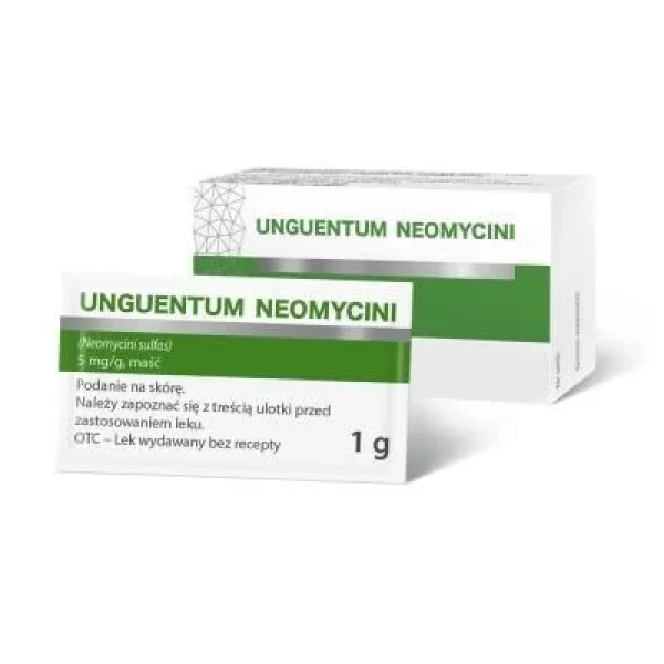 Neomycinum maść 0,5%, 10 saszetek po 1g