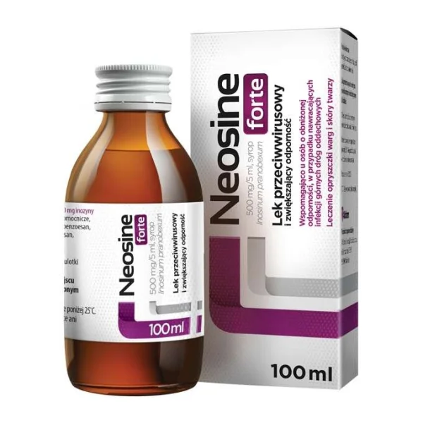 Neosine Forte 500 mg/ 5 ml, syrop, 100 ml