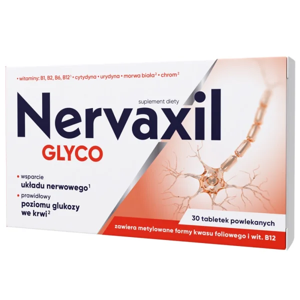 Nervaxil Glyco, 30 tabletek powlekanych