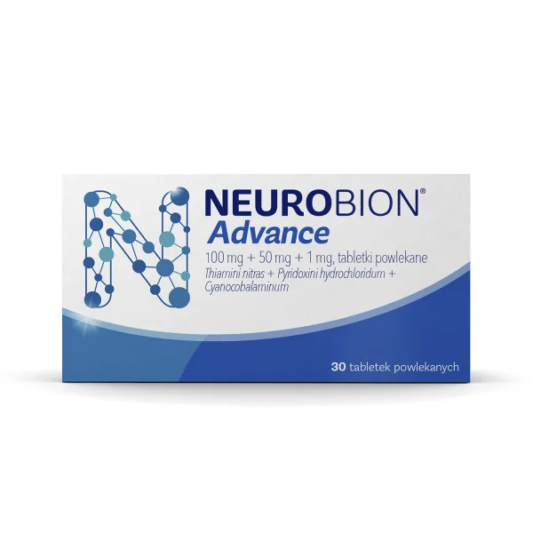 Neurobion Advance 100 mg + 50 mg + 1 mg, 30 tabletek powlekanych