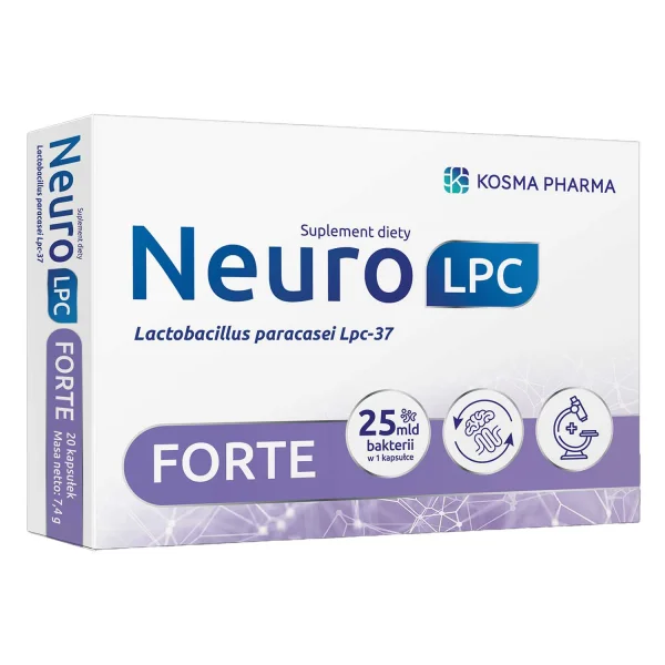 Kosma Pharma NeuroLPC Forte, 20 kapsułek