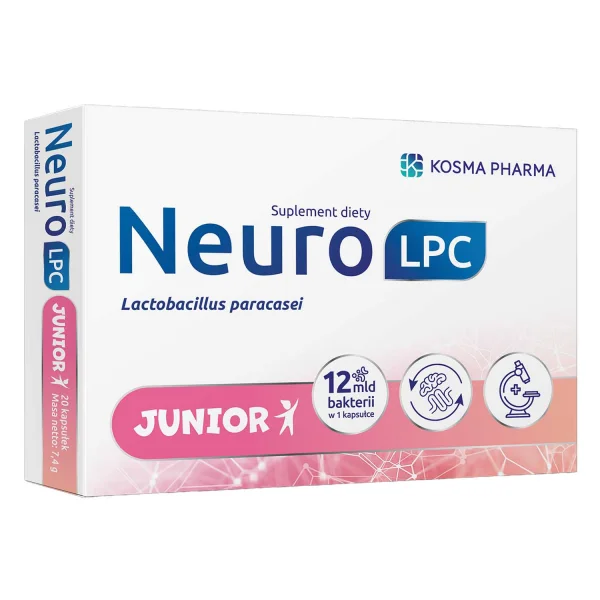 Kosma Pharma NeuroLPC Junior, 20 kapsułek