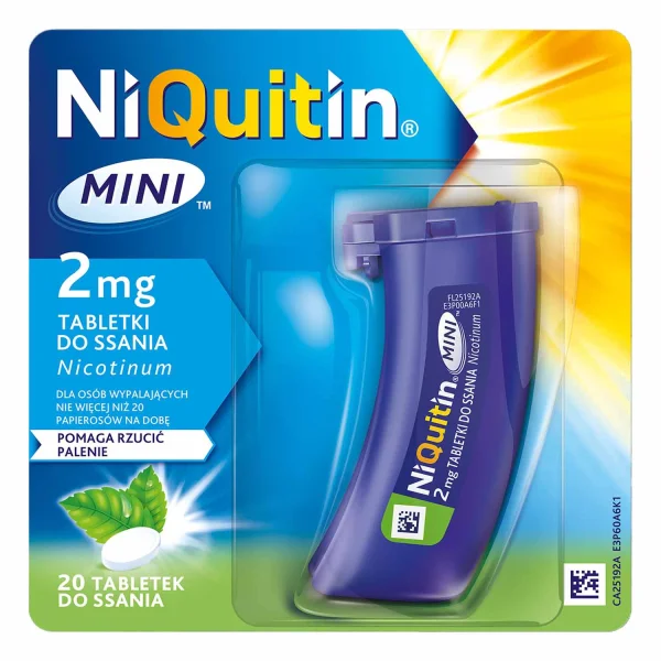 NiQuitin Mini 2 mg, 20 tabletek do ssania