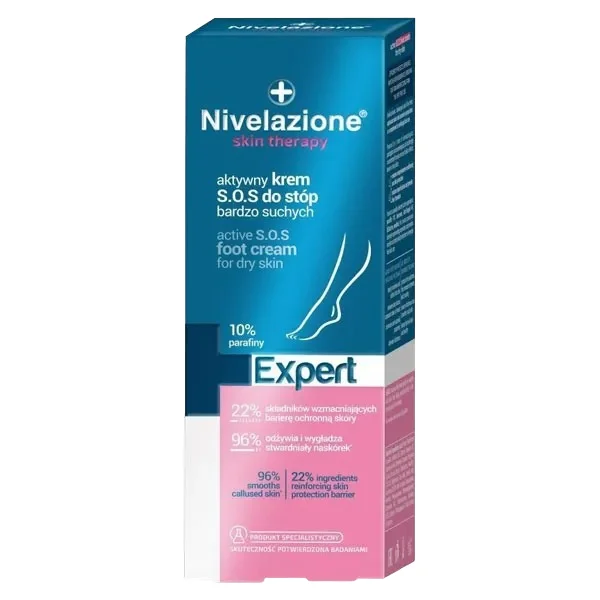 Nivelazione Skin Therapy, krem SOS do suchych stóp, 75 ml