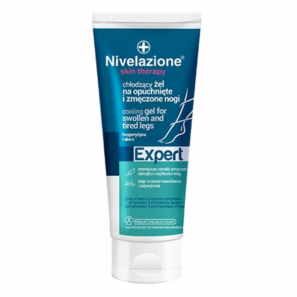 Nivelazione Skin Therapy Expert, chłodzący żel na opuchnięte i zmęczone nogi, 150 ml