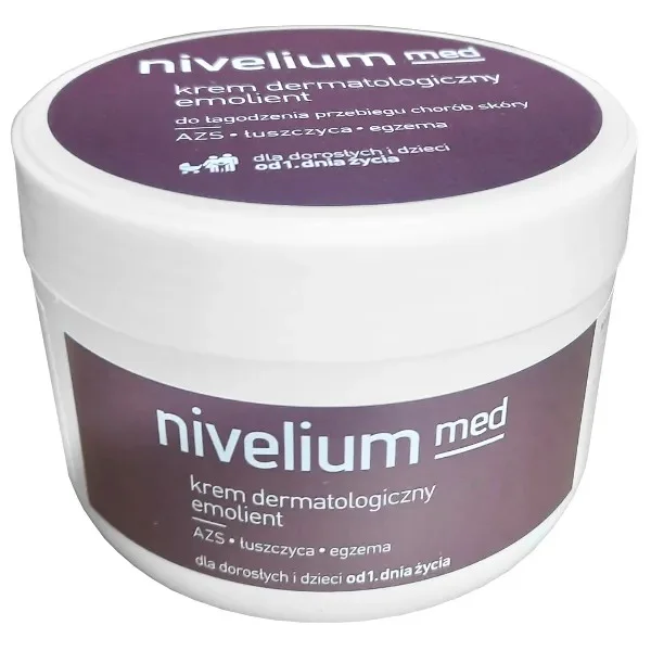 Nivelium Med, krem dermatologiczny, emolient dla dorosłych i dzieci od 1 dnia życia, 250 ml