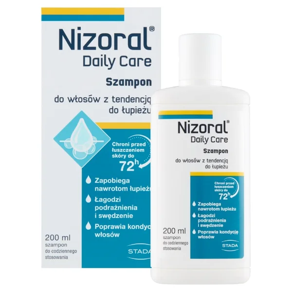 Nizoral Daily Care, szampon do włosów z tendencją do łupieżu, 200 ml