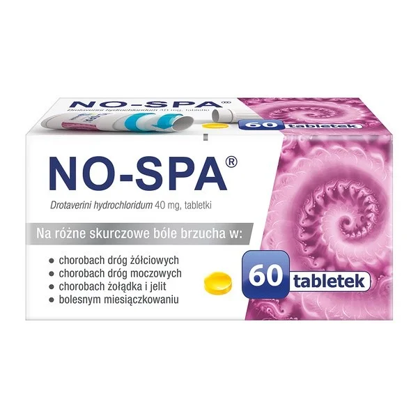 No-Spa 40 mg, 60 tabletek