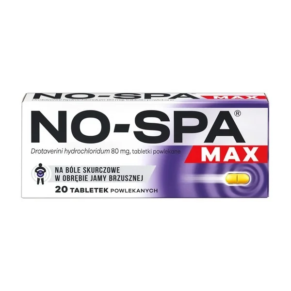 No-Spa Max 80 mg, 20 tabletek