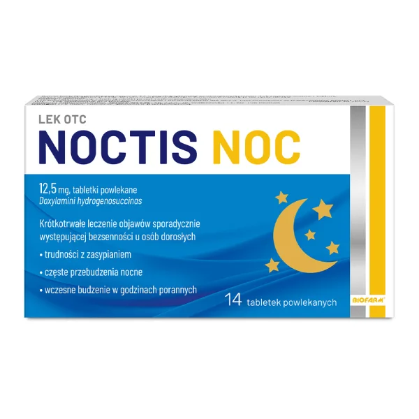Noctis Noc 12,5 mg, lek nasenny, 14 tabletek powlekanych