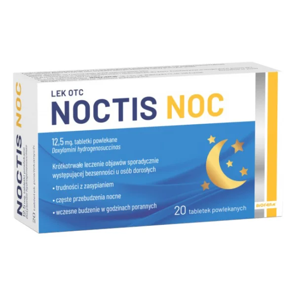 Noctis Noc, 12,5 mg, 20 tabletek powlekanych