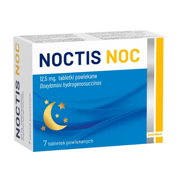 Noctis Noc 12,5 mg, 7 tabletek powlekanych