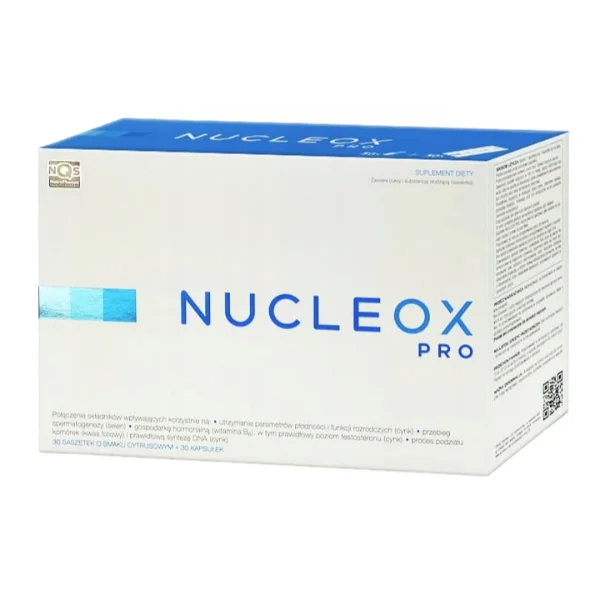 Nucleox Pro, smak cytrusowy, 30 saszetek + 30 kapsułek