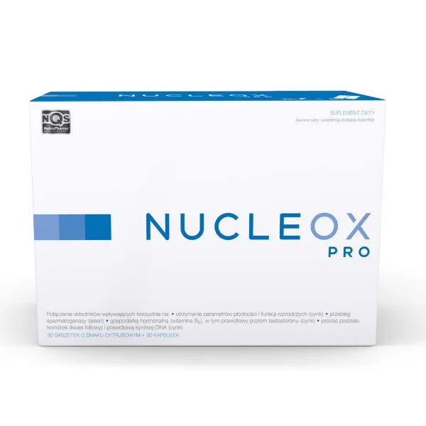 Nucleox Pro, smak cytrusowy, 30 saszetek + 30 kapsułek
