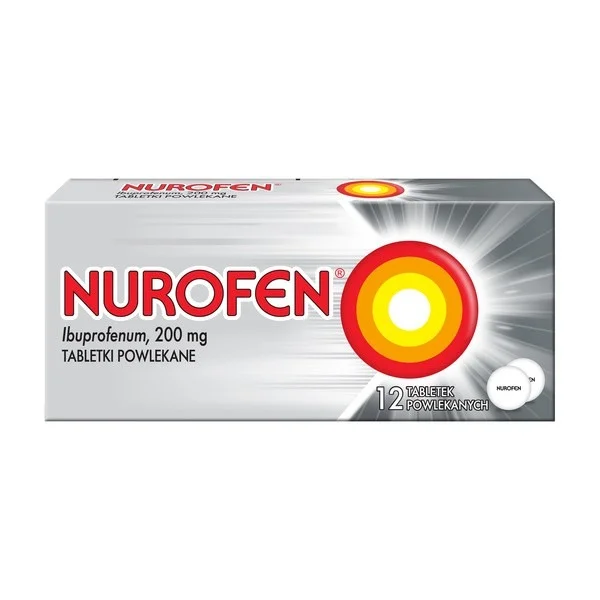 Nurofen 200 mg, 12 tabletek powlekanych
