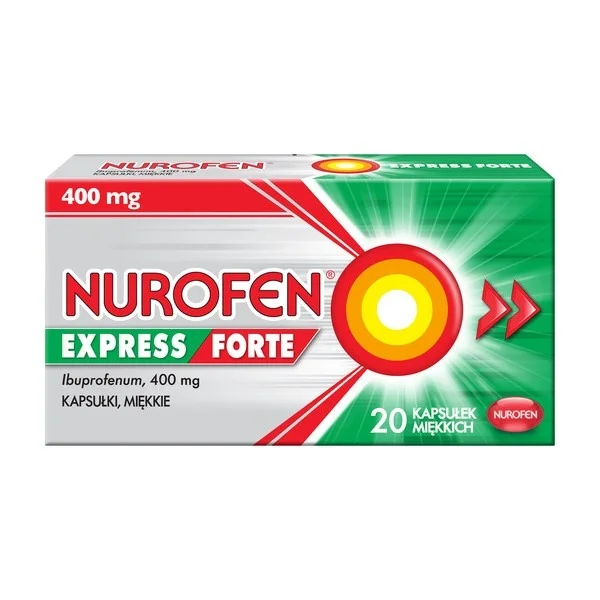 Nurofen Express Forte 400 mg, 20 kapsułek