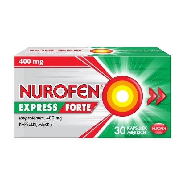 Nurofen Express Forte 400 mg, 30 kapsułek miękkich