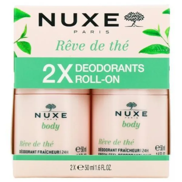 Nuxe Body Reve De The Dezodorant duopack, 2 x 50 ml
