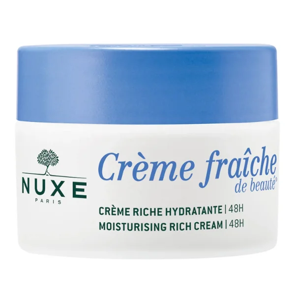 Nuxe Creme Fraiche de Beaute, bogaty krem nawilżający 48h, skóra sucha, 50 ml