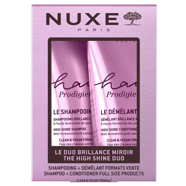 Zestaw Nuxe Hair Prodigieux, szampon wygładzający, 200 ml + odżywka wygładzająca, 200 ml