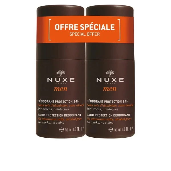 Nuxe Men, dezodorant roll-on, duopak, 2 x 50 ml