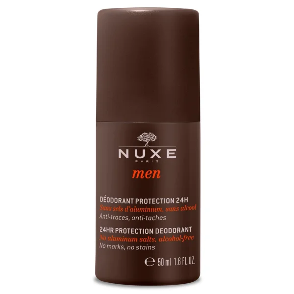 Nuxe Men, dezodorant zapewniający całodobową ochronę, roll-on, 50 ml