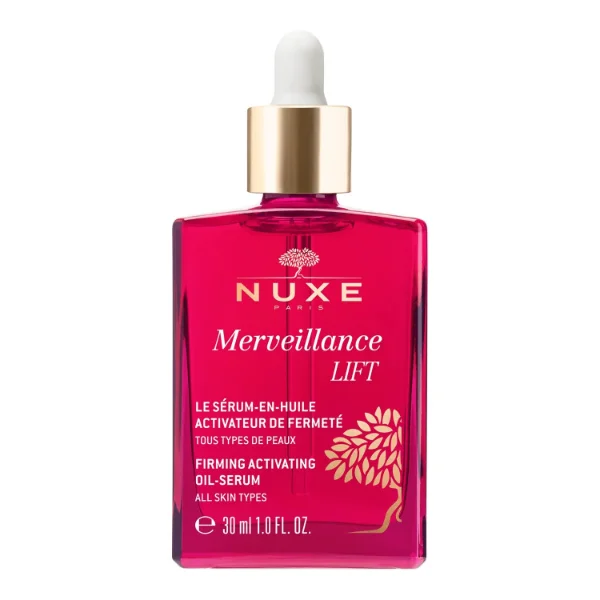 Nuxe Merveillance Lift, olejowe serum liftingujące, do każdego typu cery, 30 ml