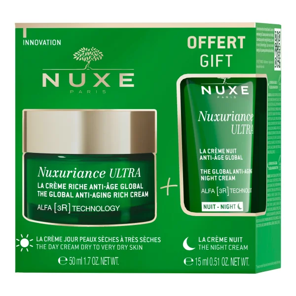 Zestaw Nuxe Nuxuriance Ultra, bogaty krem na dzień, 50 ml + krem na noc, 15 ml