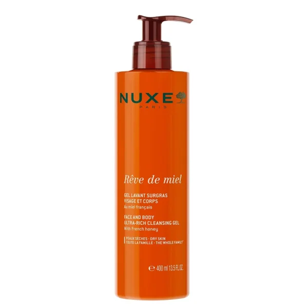 Nuxe Reve De Miel Ultrabogaty żel do mycia twarzy i ciała, 400 ml