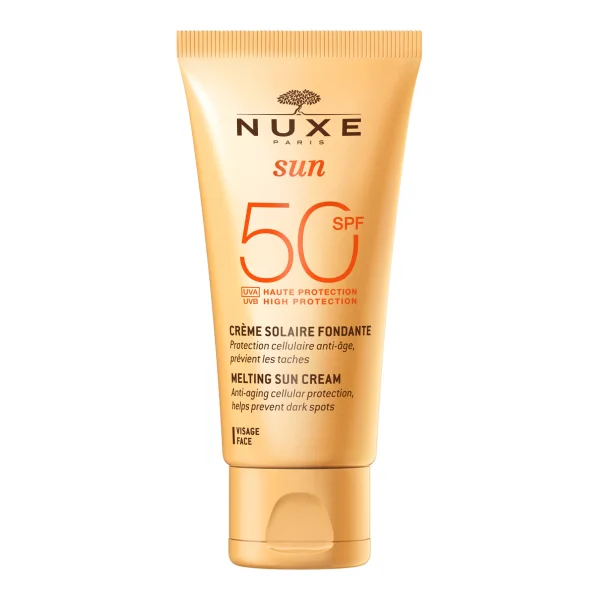Nuxe Sun, krem do opalania twarzy, SPF 50, 50 ml