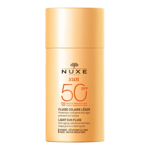 Nuxe Sun, lekki krem z wysoką ochroną SPF 50, skóra normalna i mieszana, 50 ml