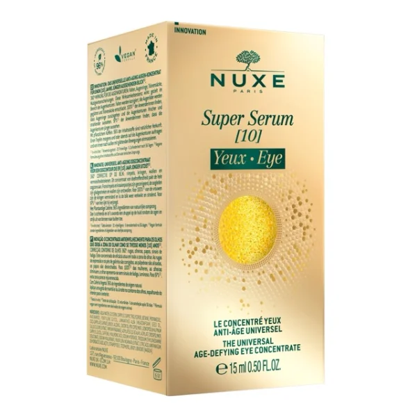 Nuxe Super Serum, uniwersalny koncentrat przeciwstarzeniowy pod oczy, 15 ml