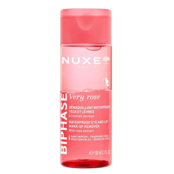 Nuxe Very Rose Różany dwufazowy płyn do demakijażu, 100 ml
