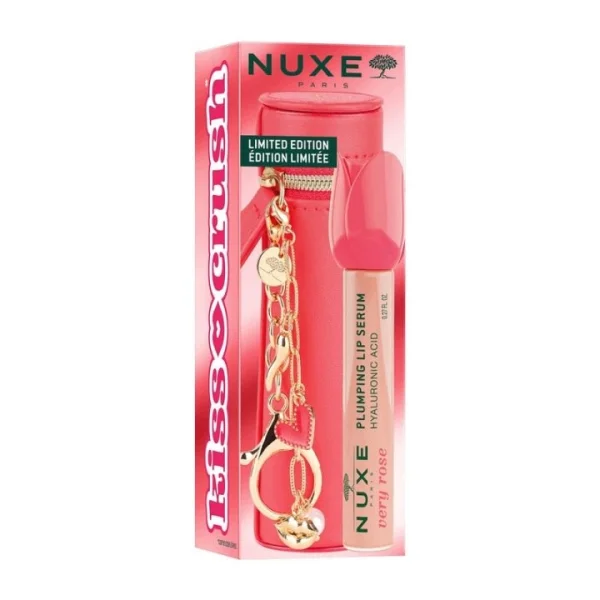 Nuxe Very Rose Serm do ust powiększające + etui z breloczkiem, 1 sztuka